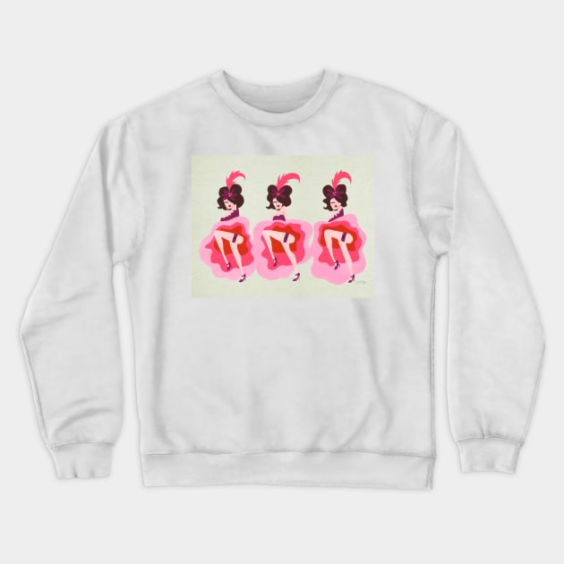 Cream Can Can Crewneck Sweatshirt by CatCoq